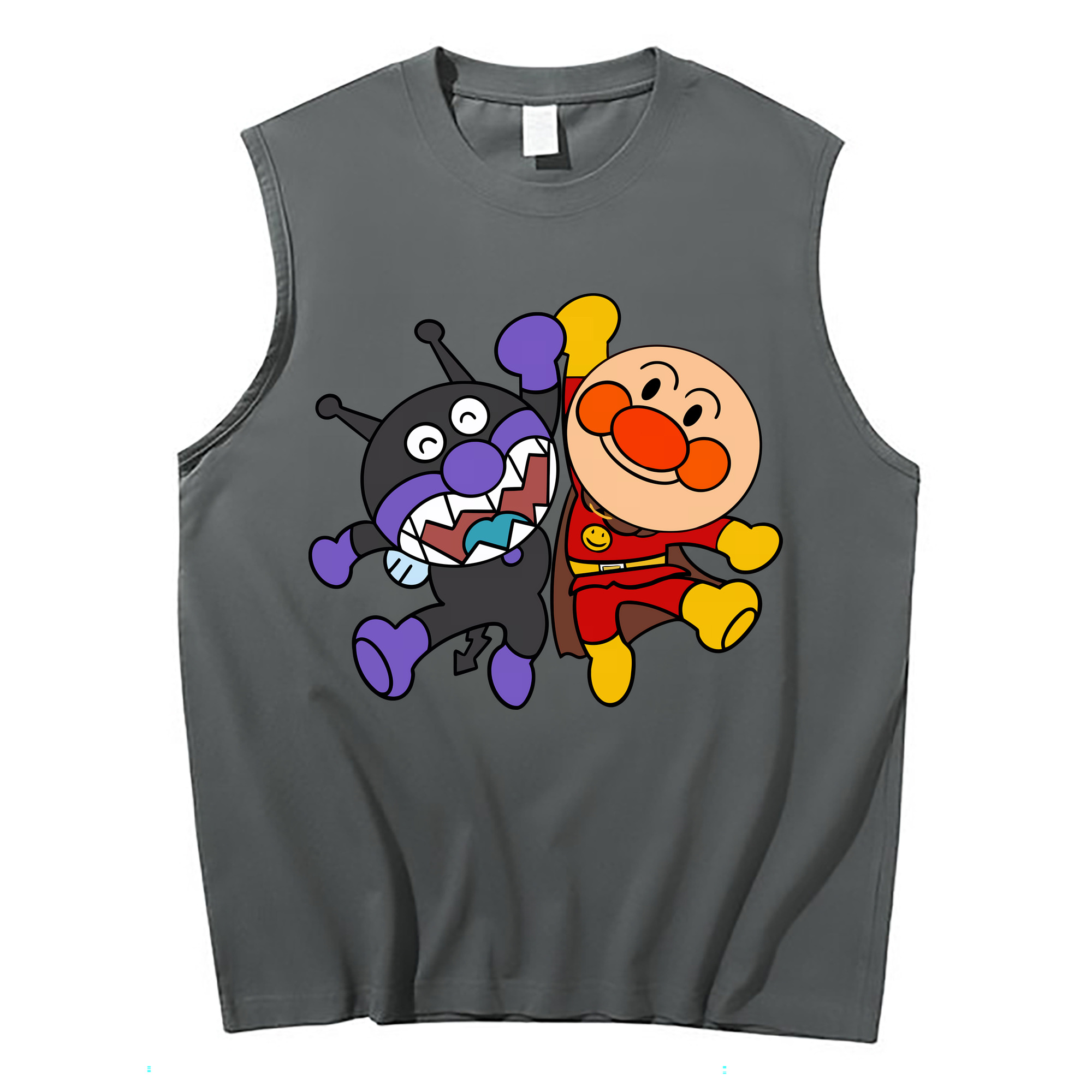 （画像用） アンパンマン Anpanman コットン100％タンクトップ（フロントプリント）